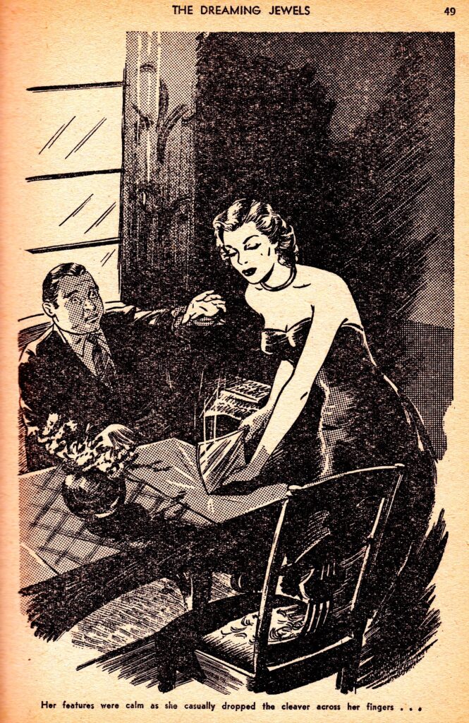 Fantastic Adventures, February 1950, p49 illustration.